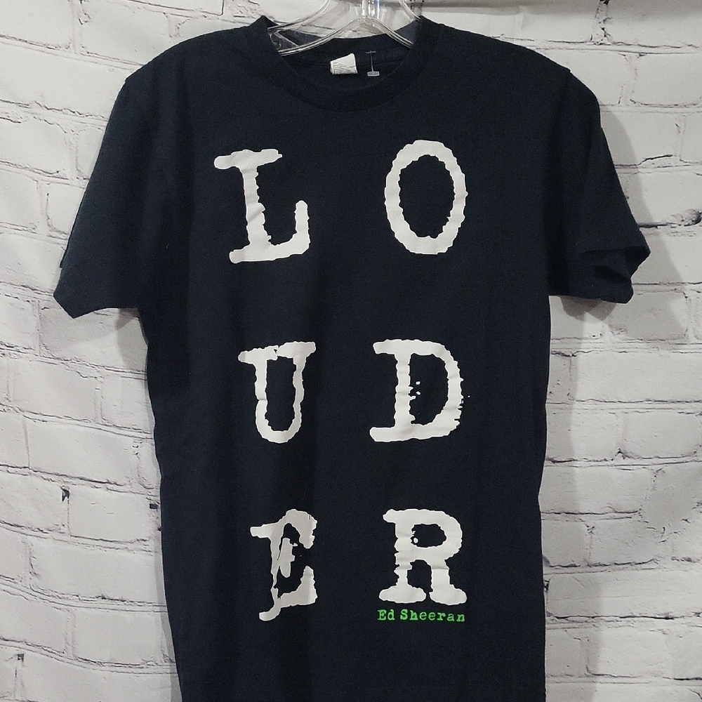 Ed Sheeran Louder Black Graphic T-Shirt